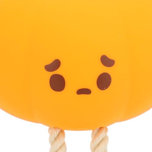 Lámpara de noche calabaza silicona 3 niveles de luz miniatura 7