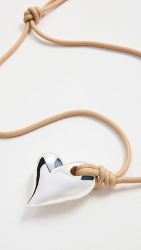 JENNY BIRD Women's Art Heart On A String Necklace, High Polish Silver, One Size3