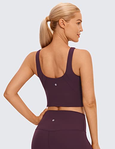Image of CRZ YOGA Womens U Back Sports Bras | Light Support, Removable Pads, Yoga, Extremely Soft, U Back, Wide Straps, for Women
