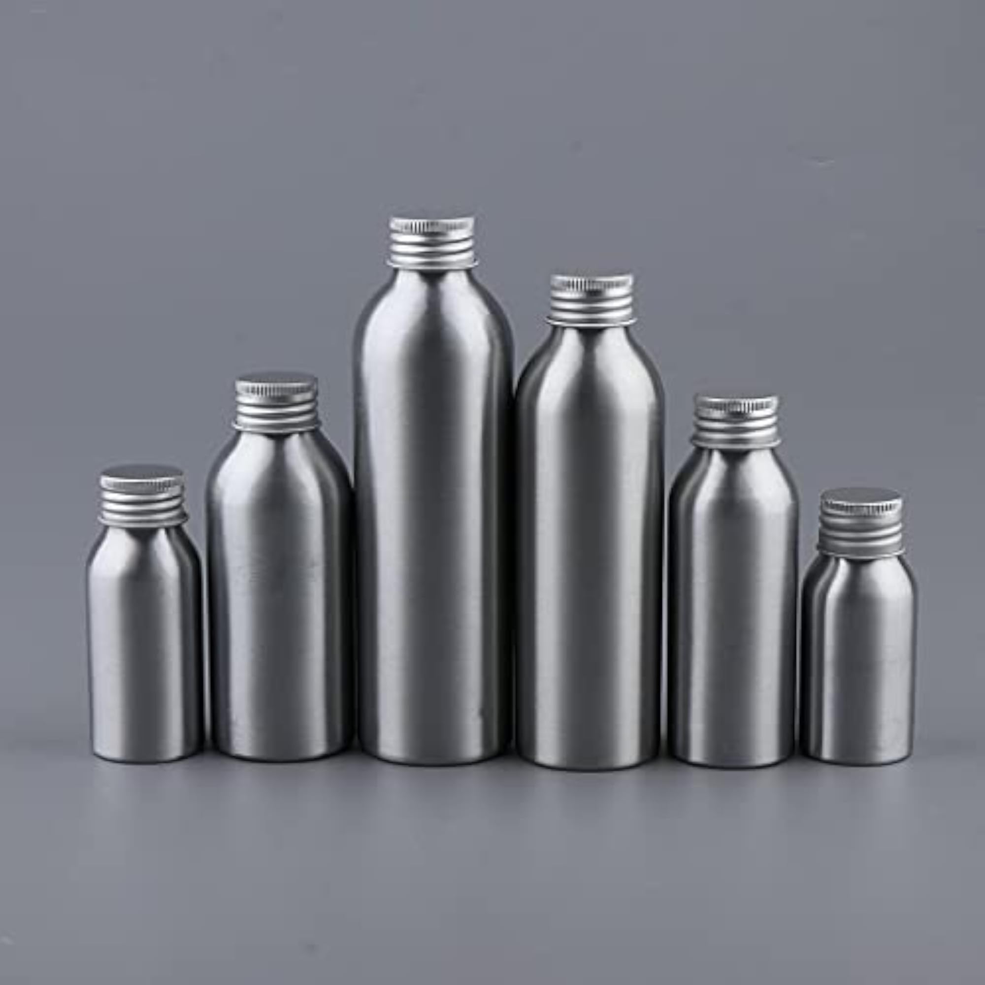 Aluminum Empty Refillable Cream Lotion Bottle, Travel Size
