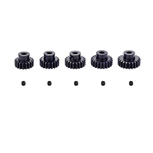 Fasizi 5PCS M1 5mm 18T 19T 20T 21T 22T Pinion Engine Gear for Rc Car 1/8 Brushed Brushless Motor - Image 4