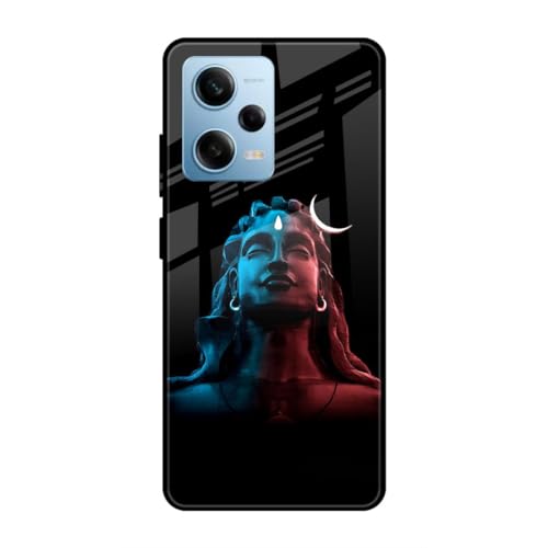 Image of SmashItUp Mahadev | God Designer Printed TPU Metal Case Mobile Back Cover for Redmi Note 12 Pro 5G