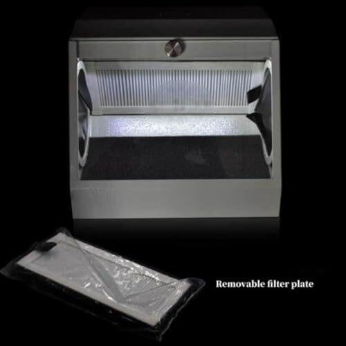 Dental Lab Staubbox LED Licht Sandstrahler Polieren Schleifen 5500K
