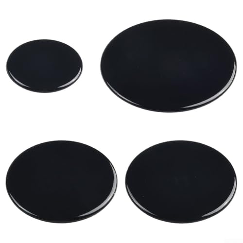 TONIXY Set di 4 cappucci per fornelli a gas Sabaf, 55 mm, 75 mm, 100 mm, in ferro e alluminio (piatti)