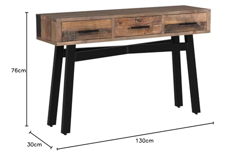Image of The Attic Retro Console Table (Rustic)