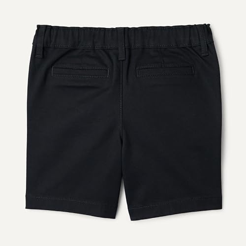 Image of Amazon Essentials Boys and Toddlers' School Uniform Woven Flat-Front Shorts with Elastic Waist