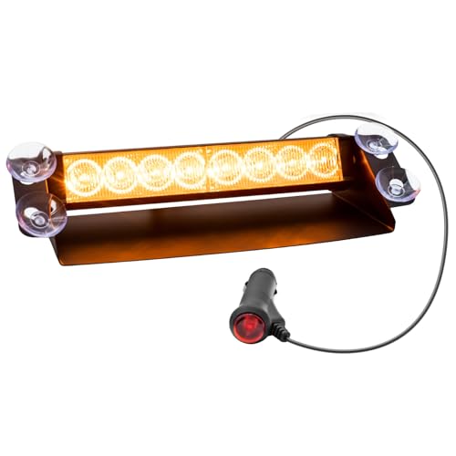 Feu de clignotant de danger LED pour pare-brise de voitures de volontaires