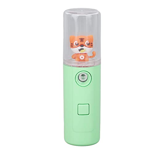 Difusor de Neblina Nano, Rociador Facial, Vaporizador Facial Humectante Portátil, Humidificador Facial, Vaporizador de Limpieza Profunda Facial, Rociador de Neblina Nano, Máquina(verde)