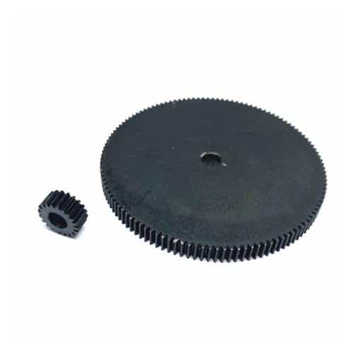 Bevel Gear Pinion Hardware Mechanical 0.5M 20/38/55/70/80/100/120 Teeth 5mm Metal Steel Spur Gear DIY Motor Driving Gear(80 Teeth)