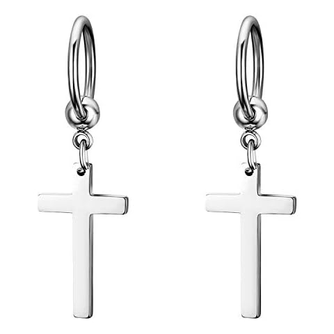 Flongo Boucles d’Oreilles Croix Cover