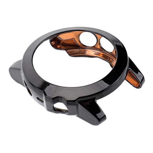 CRAFTHROU 1 Pc Caja De Reloj Cargador Reloj De Píxeles Protector De Pantalla De Reloj Accesorios para Relojes Inteligentes Reloj Brillante Marco De La Carcasa del Reloj Película Black