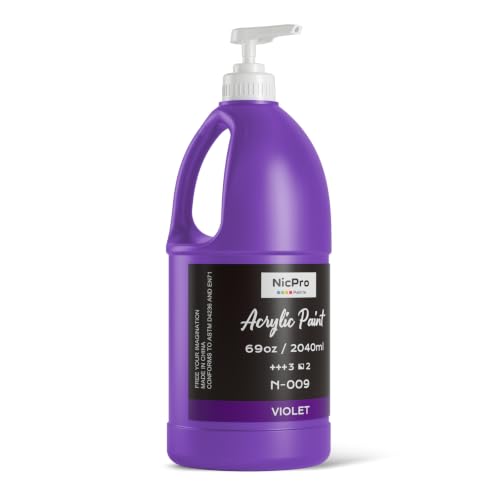 Nicpro Violet Large Acrylic Paint 69oz