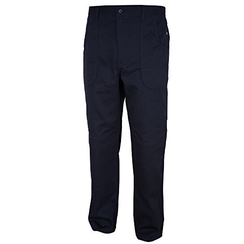 Carson Classic Workwear Pantalon de travail en coton pur, bleu, KTH709H.HY