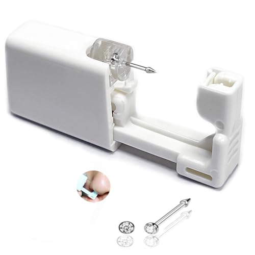 AM RONG MAGIC Self Nose Piercing Gun Self Nose Piercing Gun Kit Safety Nose Piercing Gun Kit Tool,Self Ear Piercing Gun … …