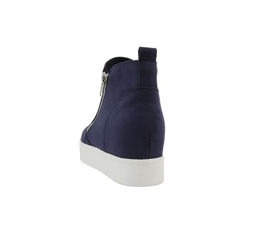 Image of Soda Taylor Hidden Wedge Sole Booties Ankle Heels Sneaker Shoes Side Zipper