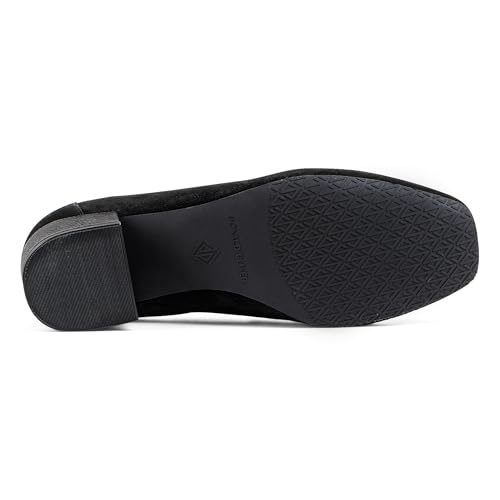 Image of Donald Pliner Women's Kressida Dress Loafers, 2 inch Block Heels for Women, Slip-On Heels for Women