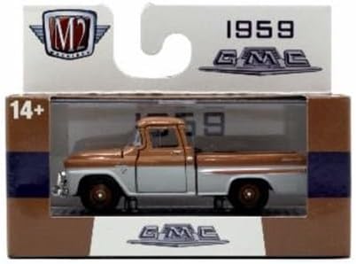 M2 Machines AutoThentics 32500-105 1:64 Diecast – Auto-Drivers Limited Edition Collectible R105 25-91 1959 GMC Fleetside Truck 4×4