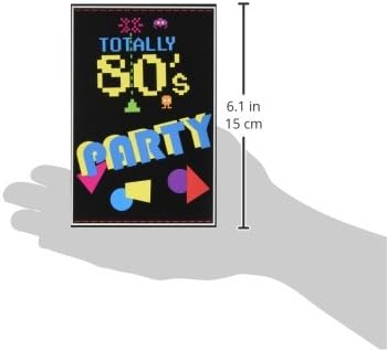 Miniatura 3 de Beistle 58262 Paquete de 8 invitaciones de los 80, 4 pulgadas por 5-12 pulgadas