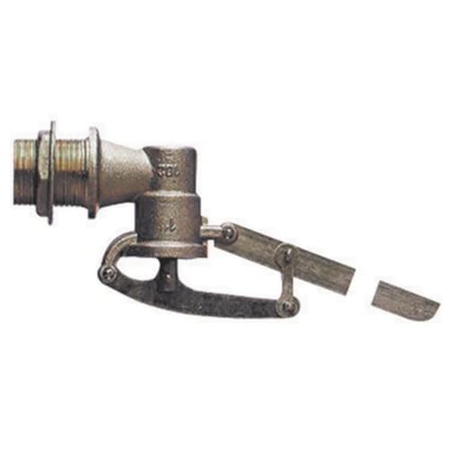 Dianhydro GALLEGGIANTE IN OTTONE SENZA SFERA A 5 COPPIGLIE ASTA PIATTA - 11/4