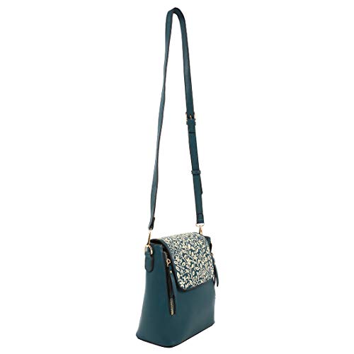 Image of Chumbak Crossbody Sling Bag for Women | Stylish Printed Canvas Box Sling bag | Multipurpose Daily use Bag for Office /College /Travel