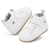 Infant High Top Sneakers Baby Shoes Toddler Sneakers Newborn Boy Girl First Walker Shoes Super Soft PU Slippers for 0-6-12-18 months Perfect for Little Kids Prewalker Shoes for 0-1-2 yrs old