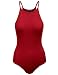 Women's Racerback Tank Top Ribbed Cotton Bodysuits