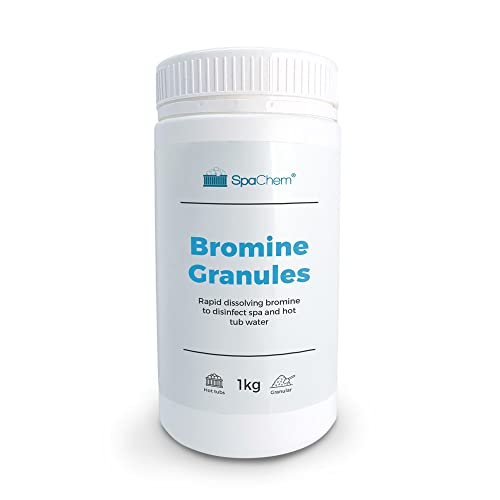 SpaChem Spa Bromine Granules 1kg - Bromine Infused Granules, primary sanitizer for your hot tub, can be used with Bromine Tablets.