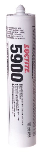 Loctite 212184 5900 Flange Sealant, Heavy Body RTV Silicone, 300 mL Cartridge, Black