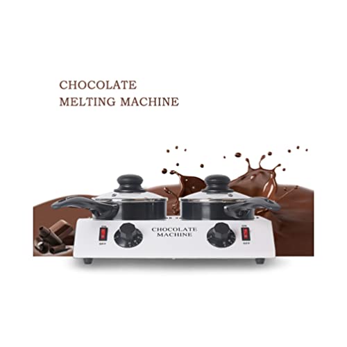 Mini máquina eléctrica para derretir chocolate 2 ollas miniatura 7