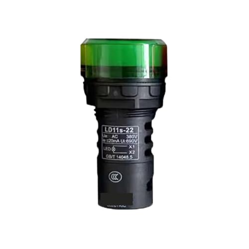 Luz indicadora LD11s-22 para señalización de estado en automatismos de talleres 220V