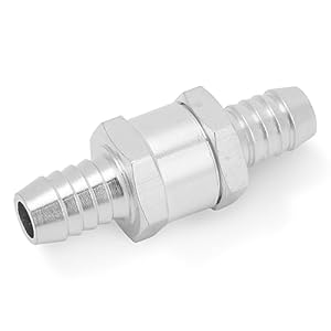 Keenso Universal Auto Rückschlagventil 12mm Aluminium