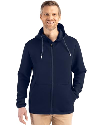Cutter & Buck Roam Epic Comfort Veste Homme Haut de Gamme Matière Recyclée