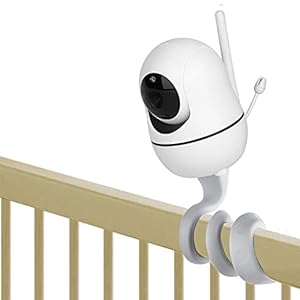 iTODOS Baby Monitor Mount for HelloBaby HB65/HB66/HB248,ANMEATE SM935E Baby Monitor Camera, Versatile Twist Mount…