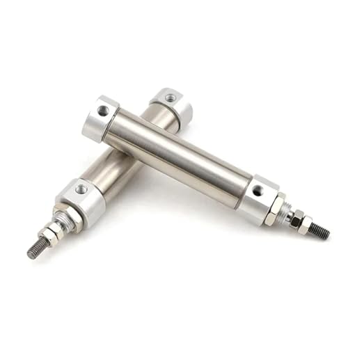 Cilindro neumático de acero inoxidable y vástago simple CDJ2B10 6