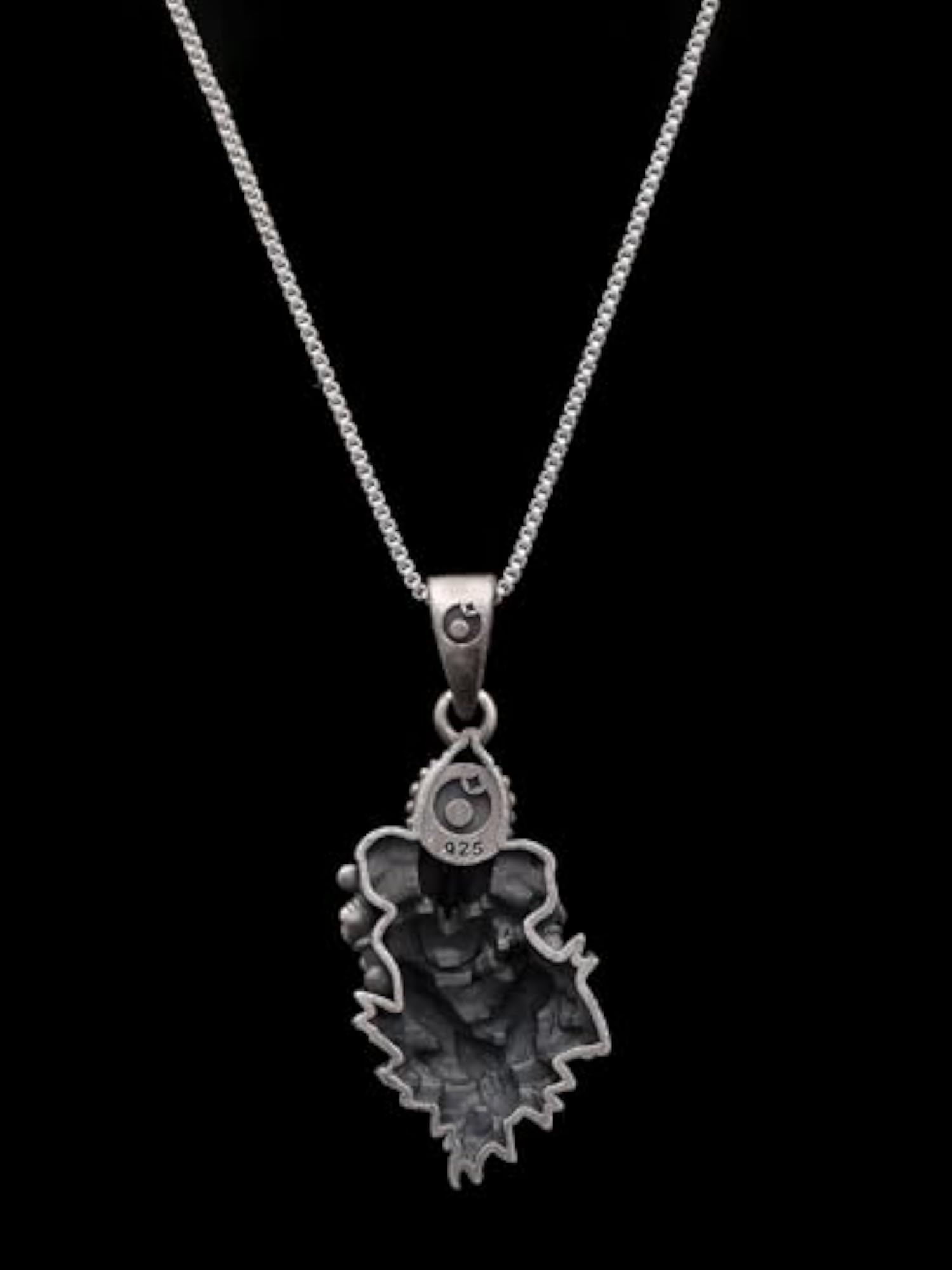 925 Sterling Silver Lord Ganesha Pendant for Blessings