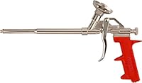 kwb PU-Bauschaumpistole aus Metall - Profi-Dosierpistole für Bauschaum Dosen - Mit ergonomischem Kunststoffgriff
