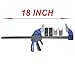 18” Quick Coupler Hand Clamp Includes 4 Pcs Duo-Jaw Sets(2 * 1/2