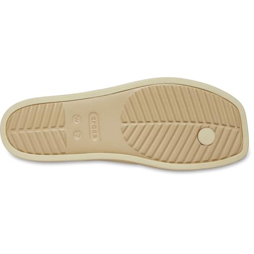 Image of Crocs Women's Miami Flip Flops | Square Toe Flat | 360 Degree Comfort | Croslite Foam Footbed