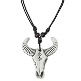 Estilo versátil: perfecto para los amantes de las joyas de vaquero, motorista o bohemio. Esta cadena de calavera es un verdadero punto de atracción en festivales, eventos o en la vida cotidiana y subraya un aspecto masculino.