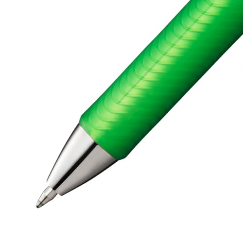 Bolígrafo retractil Pentel EnerGel RTX tinta verde lima, pack 12 miniatura 5