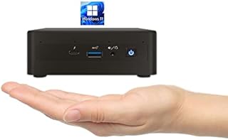 Intel NUC NUC11PAHi7 Mini PC/HTPC,Windows 11 Mini Computer, Four-Core i7 1165G7 - Up to 4.7 GHz Turbo, NVMe SSD DDR4 Kingston RAM, WiFi 6, BT 5.0 Thunderbolt 3, 8K UHD, Quadruple Monitor(32GB+1TB)