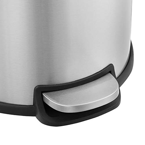 SONGMICS LTB006E01 - Pattumiera a pedale 30L, in