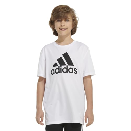 Image of adidas Boys' Stay Dry Climalite Short Sleeve T-Shirt