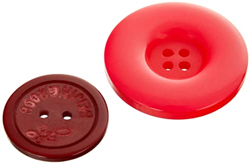 Papermania 250 g Assorted Button Pack, Red, 250gm - Image 2