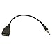 Price comparison product image LL 0.2M Sync 3.5mm Male Car AUX Audio Plug Jack to USB Female Cord Converter Cable