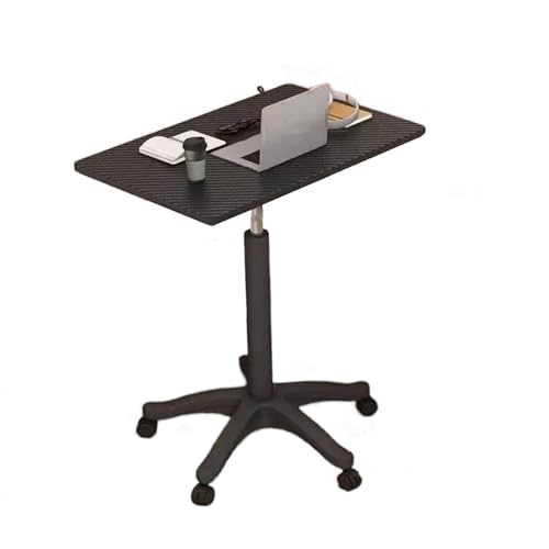 ZLALISA Tavolo da riunione Piccolo Tavolo da conferenza in Acciaio, scrivania per Computer Semplice e Moderna, scrivania Mobile Regolabile in Altezza per casa, Ufficio