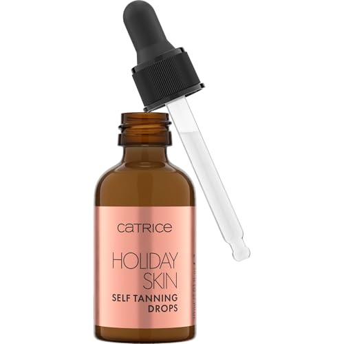 Gotas autobronceadoras Catrice Holiday Skin, efecto colorante, secado rápido, natural (30 ml)