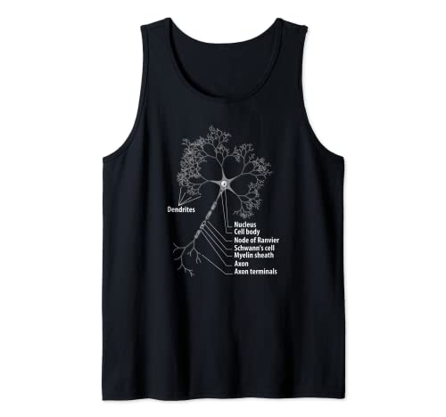 Neuron Biology - Camiseta de neurociencia Camiseta sin Mangas