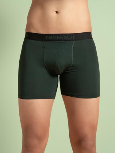 Image of DAMENSCH Mens Regular Fit Premium Cotton Blend Boxer Brief | Innerwear Men, Men Boxers, Underwear for Men, Shorts for Men, Inner for Men, Briefs for Men