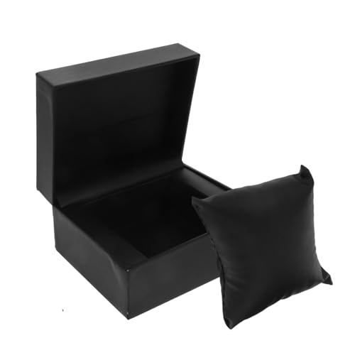 VALICLUD Estuche Organizador de Relojes para Hombre Caja de Almacenamiento de PU Duradero Compacto y Portátil Protección contra Arañazos para Viaje y Diario Casa u Oficina